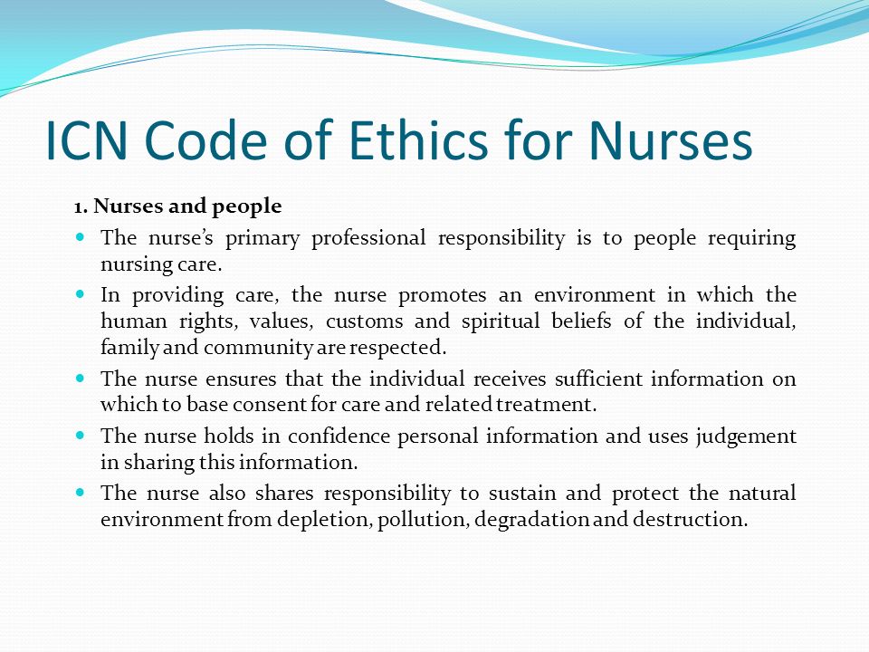 Nurse Accountability – Consent For Catheterisation, Professional Law And Ethics